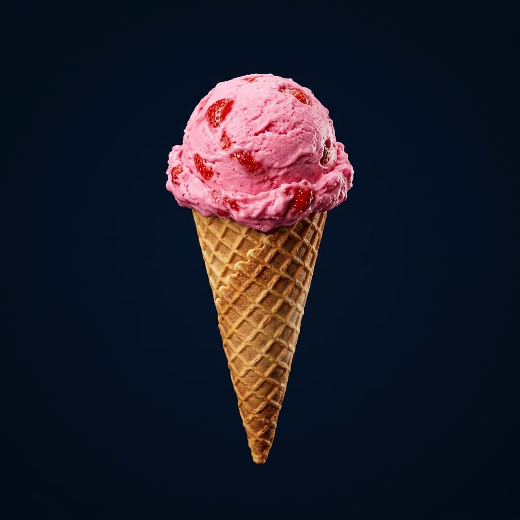 Strawberry ice cream for Lenox