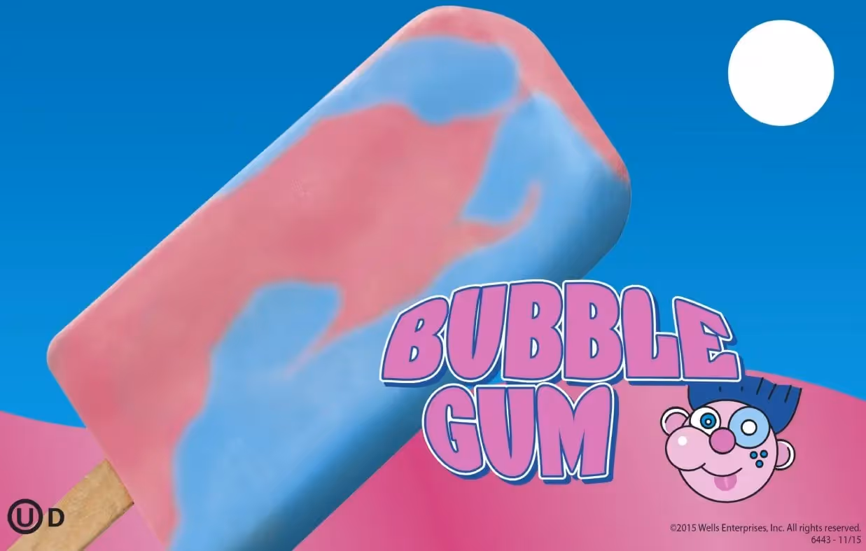 Bubble Gum Popsicle Bar